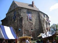Besuch des Marktes auf der Wasserburg Roßlau